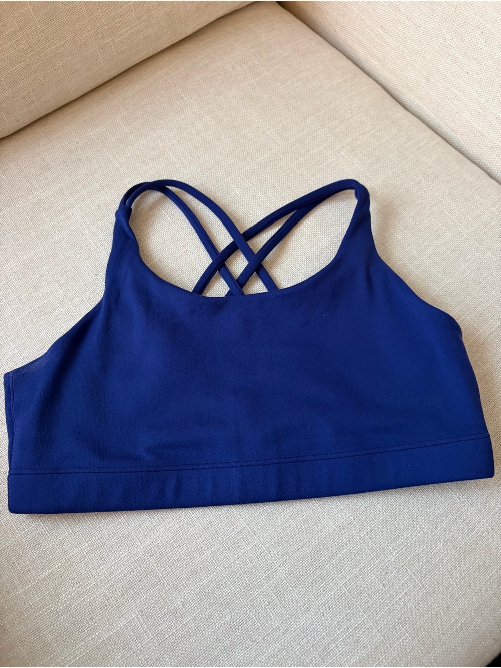 Athleta Royal Blue Crisscross Sports Bra